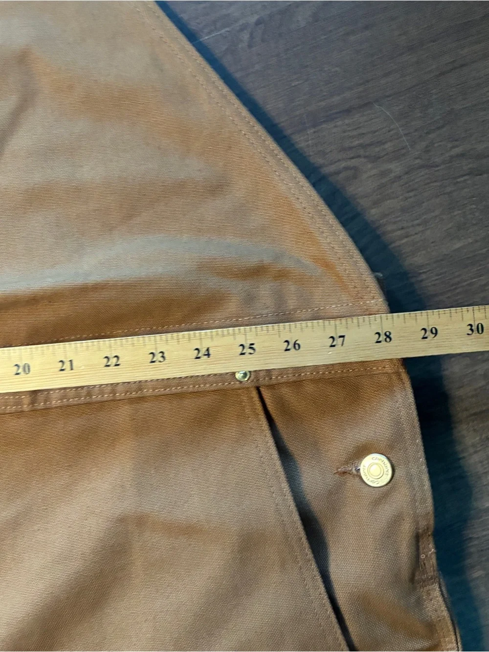 Carhartt Duck Bib Canvas Overalls Mens 54x30 R01 BRN Brown Workwear NWT NOS